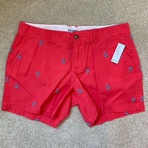 NWT Old Navy Anchor Shorts, Size 6